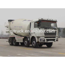 Camión mezclador de cemento Shacman 8X4 drive para 10-14 metros cúbicos